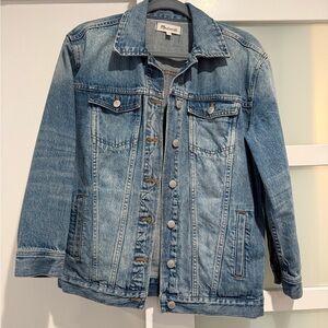 Madewell Light Blue Denim Jacket-oversized